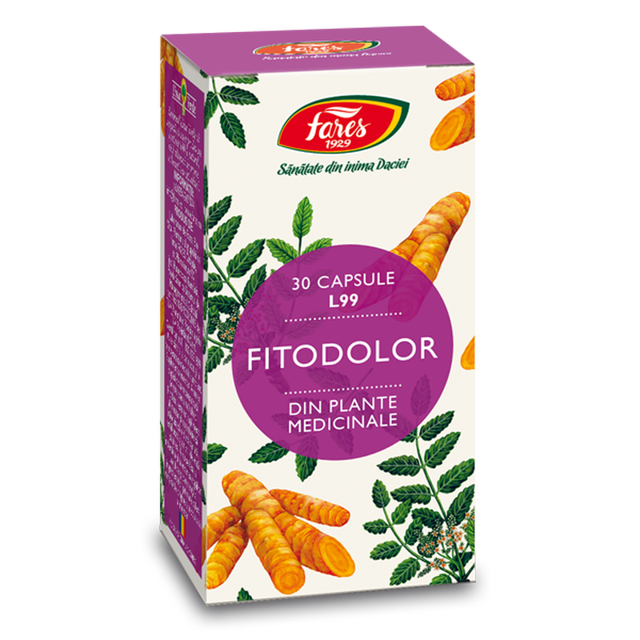 Poza produs Fitodolor, L99, Fares | 30 capsule