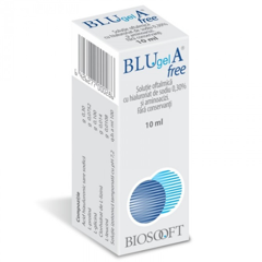 Solutie oftalmica Blu Gel A Free, Biosooft | 10 ml