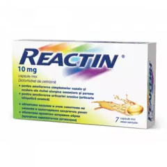 Reactin 10 mg, Mcneil Healthcare | 7 capsule