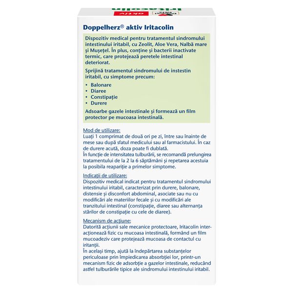 Iritacolin, Doppelherz Aktiv | 30 comprimate — poza produs 2/4