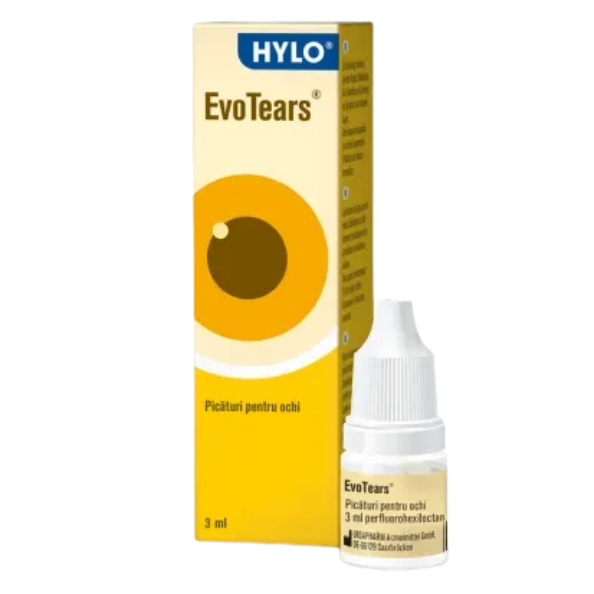 Poza produs Picaturi oftalmice EvoTears ochi uscati, Novaliq | 3 ml