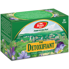 Detoxifiant, P142, ceai la plic, Fares | 20 plicuri