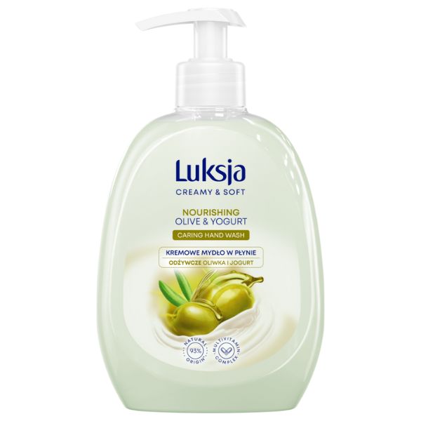 Poza produs Sapun lichid CREAMY & SOFT cu pompita Nourishing, Luksja | 500 ml