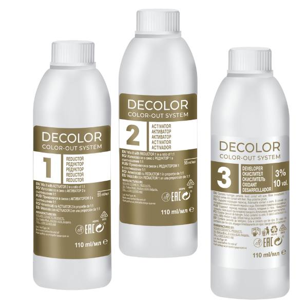 Poza produs Sistem pentru indepartarea vopselei de par Decolor, Elea | 330 ml