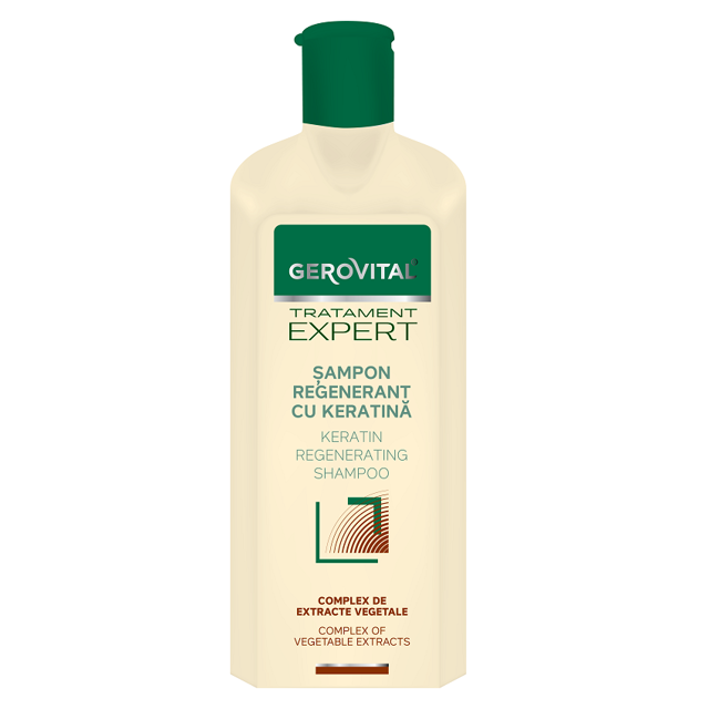 Poza produs Sampon regenerant cu keratina Tratament Expert, Gerovital, Farmec | 250 ml