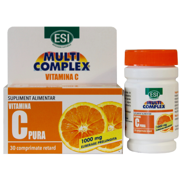 Poza produs ESI VITAMINA C PURA 1000MG RETARD 30CPS