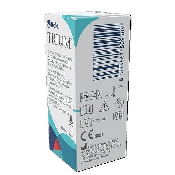 Solutie oftalmica Trium Free, Fidia | 10 ml — poza produs 2/4