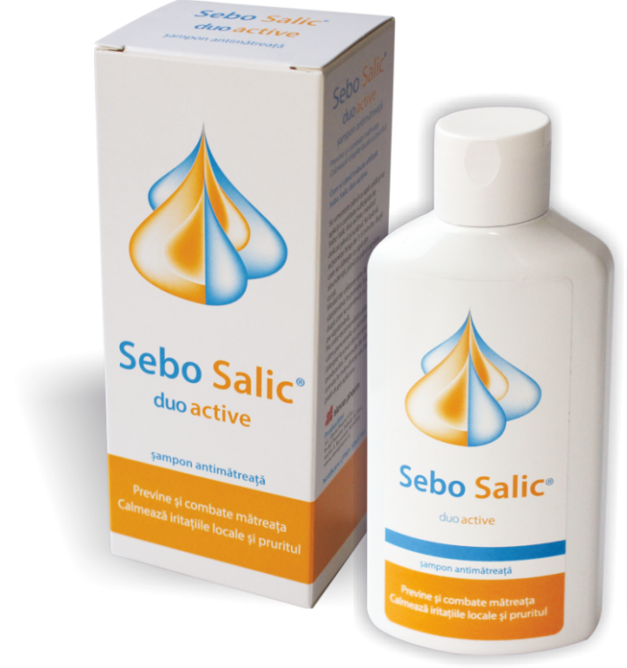 Poza produs Sampon antimatreata Sebo Salic duo active, Slavia Pharm | 125 ml