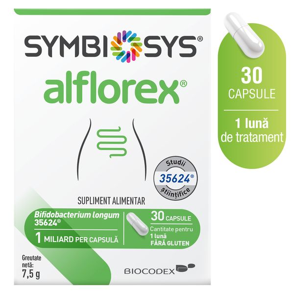 Poza produs Symbiosys Aflorex, Biocodex | 30 capsule