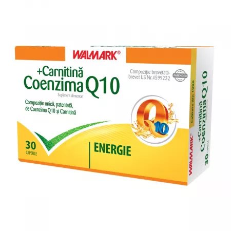 Poza produs Coenzima Q10 + Carnitina, Walmark | 30 capsule