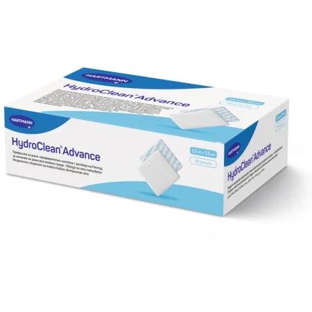 Poza produs Pansament HydroClean Advance, 7,5 x 7.5 cm, Hartmann | 10 bucati