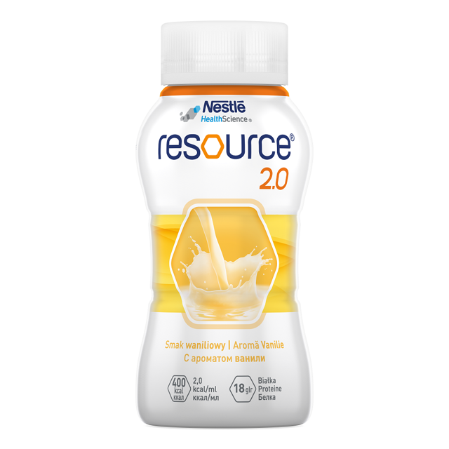 Poza produs Resource 2.0 cu aroma de vanilie, Nestle | 200 ml