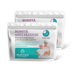 Boneta cu sampon anti paduchi, Multi Care | 2 bucati