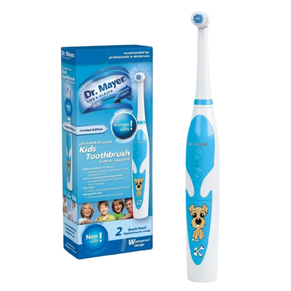 Poza produs Periuta electrica pentru copii Blue Dr.Mayer, Curaprox