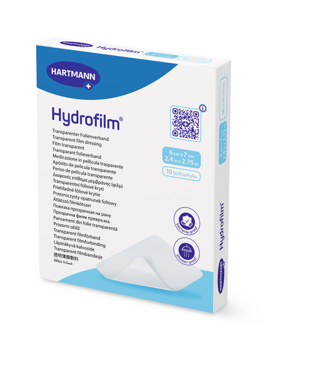 Poza produs Pansament transparent Hydrofilm, 6 x 7 cm, Hartmann | 10 bucati