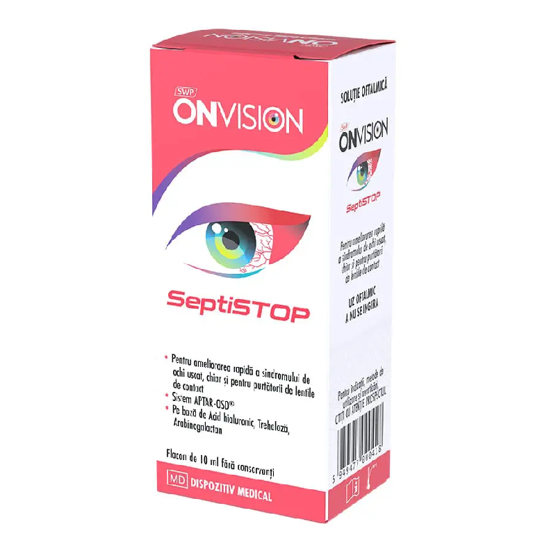 Poza produs Onvision Septistop solutie oftalmica lubrifianta, Sun Wave Pharma | 10 ml