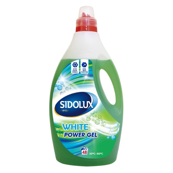 Poza produs Detergent gel concentrat rufe Sidolux White, Lakma | 1,92 L