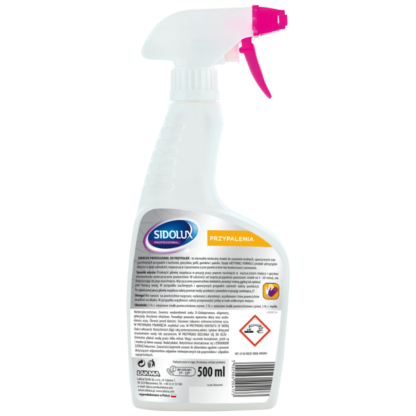 Poza produs Super Degresant Arsuri Sidolux Professional, Lakma | 500 ml