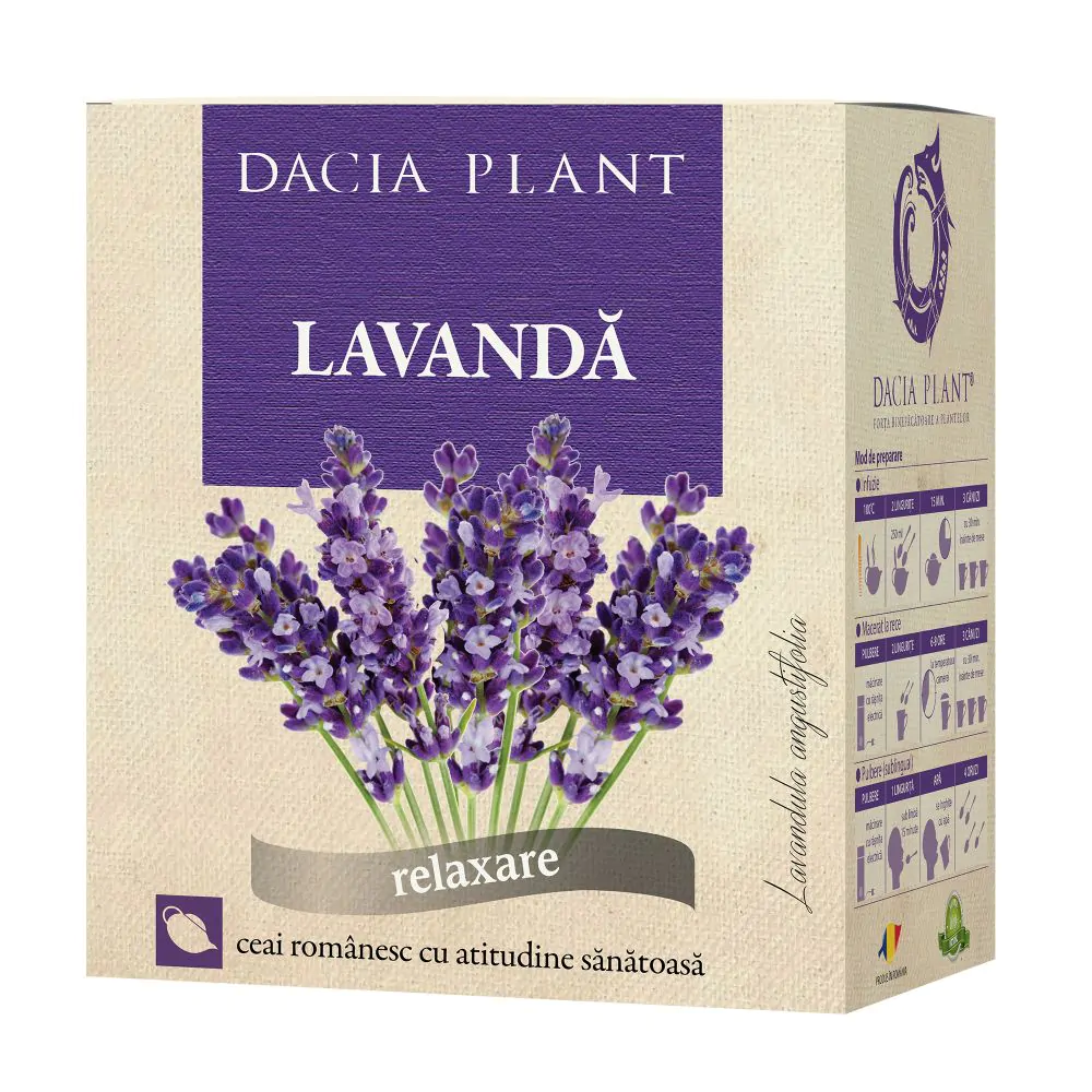 Poza produs Ceai Lavanda, Dacia Plant | 50 g