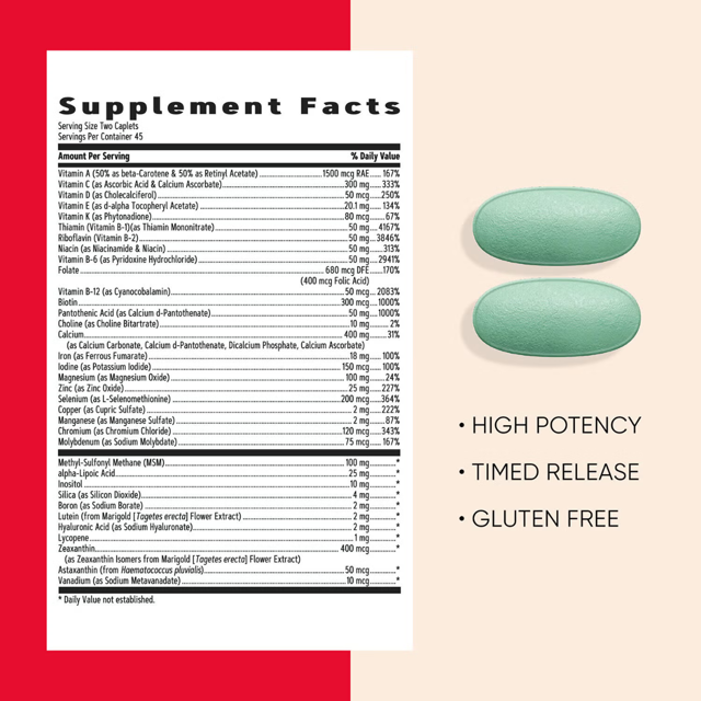 GNC Women Multivitamin Active, Complex De Multivitamine Pentru Femei | 90 Tb — poza produs 4/4