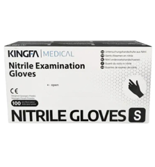 Manusi nitril nepudrate S, Kingfa| 100 buc