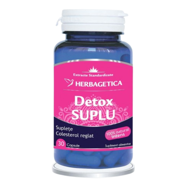 Poza produs Detox Suplu, Herbagetica | 30 capsule