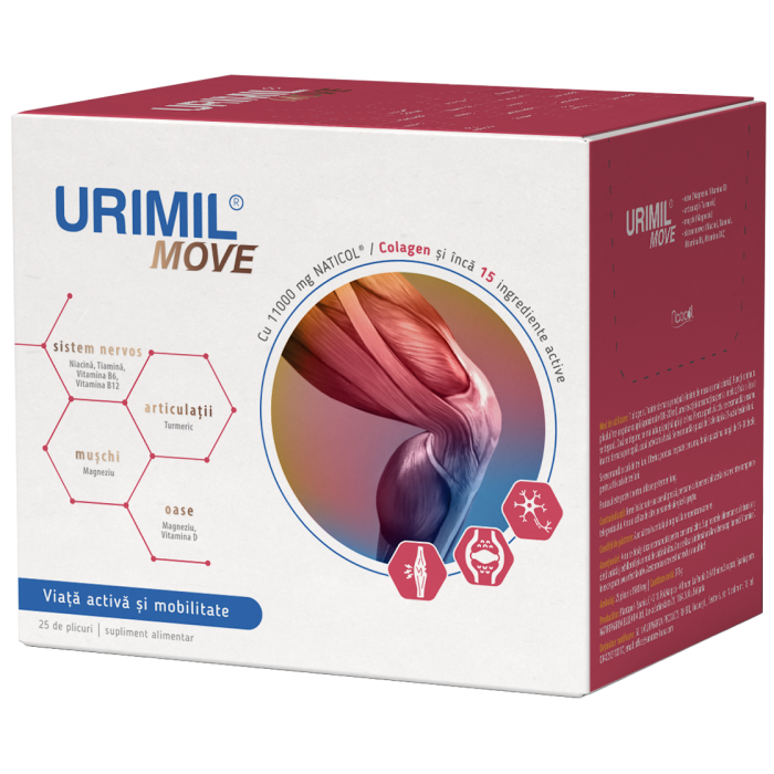 Poza produs Urimil Move, Naturpharma | 25 plicuri