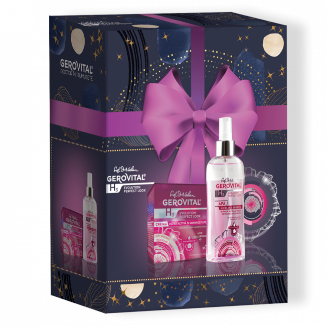 Poza produs GH3 EVOLUTION PERFECT LOOK CASETA CREMA HIDRATANTA+APA MICELARA BIFAZICA 44640