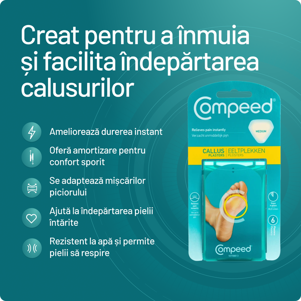 Poza produs Plasturi pentru calusuri, Compeed | 6 bucati