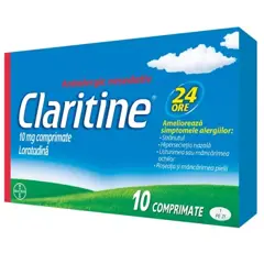 Claritine 10 mg, Bayer | 10 comprimate