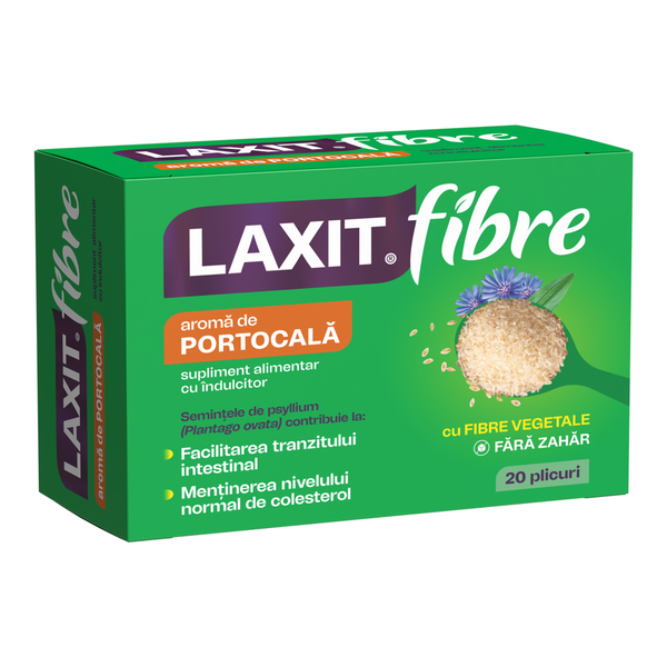 Poza produs Laxit Fibre cu aroma de portocale, Fiterman Pharma | 20 plicuri