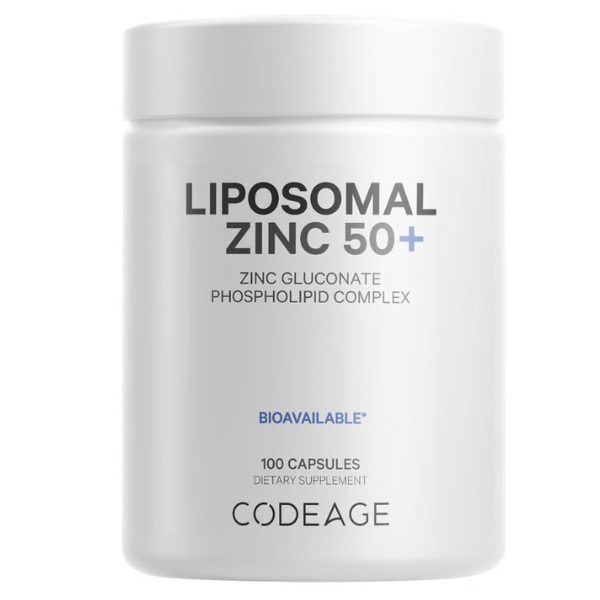 Poza produs GNC CODEAGE LIPOSOMAL ZINC GLUCONAT 50+ 100CPR 585074
