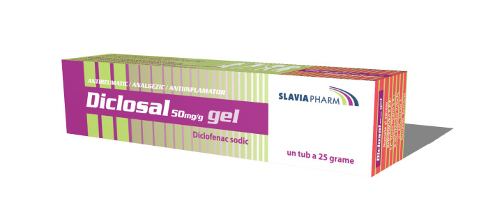 Poza produs Diclosal gel 50 mg/g, Slavia Pharm | 25 g