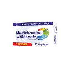 Zdrovit Multivitamine si minerale + Luteina | 56 comprimate