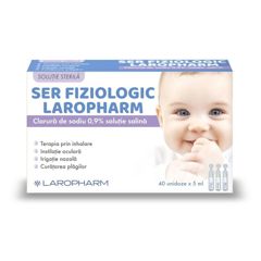 Ser fiziologic, Laropharm | 40 monodoze x 5 ml