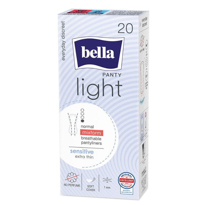 Poza produs Absorbante zilnice BELLA Panty Sensitive, TMZO | 20 bucati