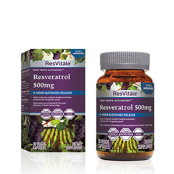 Poza produs GNC Resvitale Resveratrol 500 Mg, Quercetina 40 Mg | 30 Cps