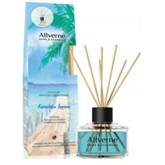 Odorizant de camera cu betisoare Allvernum Laguna in Caraibe, Green Pharmacy | 50 ml