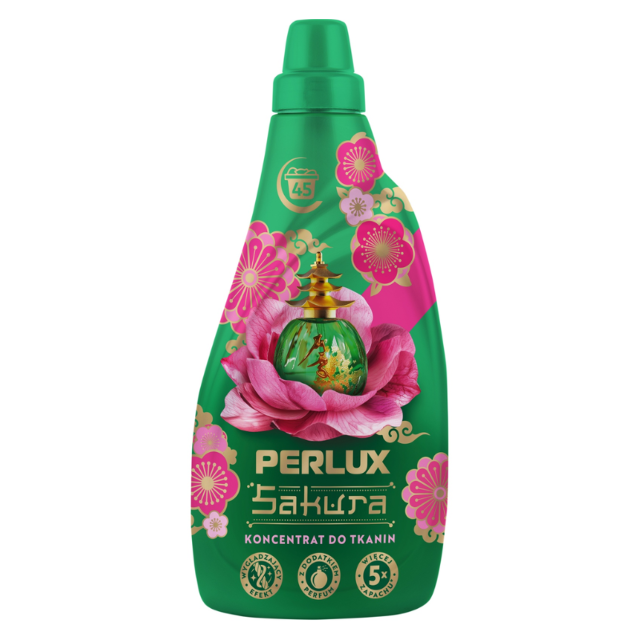 Balsam concentrat de rufe PERLUX Sakura, Lakma | 900 ml — poza produs 1/3