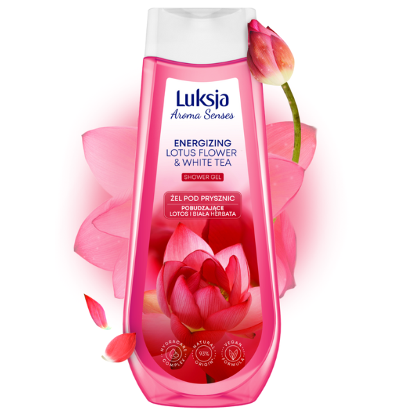 Poza produs GEL DE DUS AROMA SENSES ENERGIZING FLOARE LOTUS SI CEAI ALB 500ML