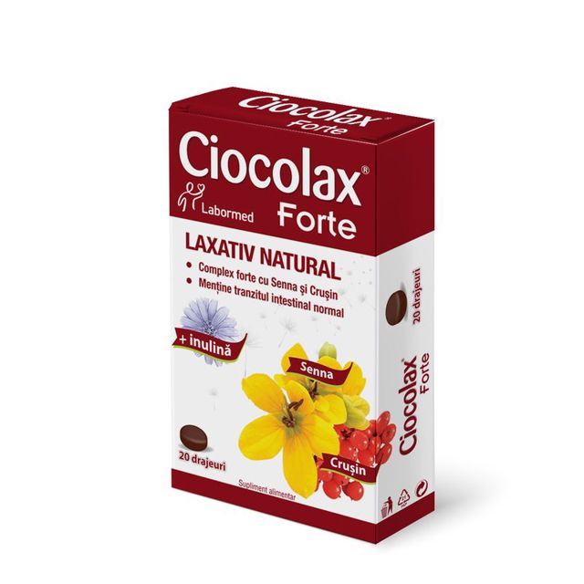 Poza produs Ciocolax Forte, Labormed | 20 drajeuri