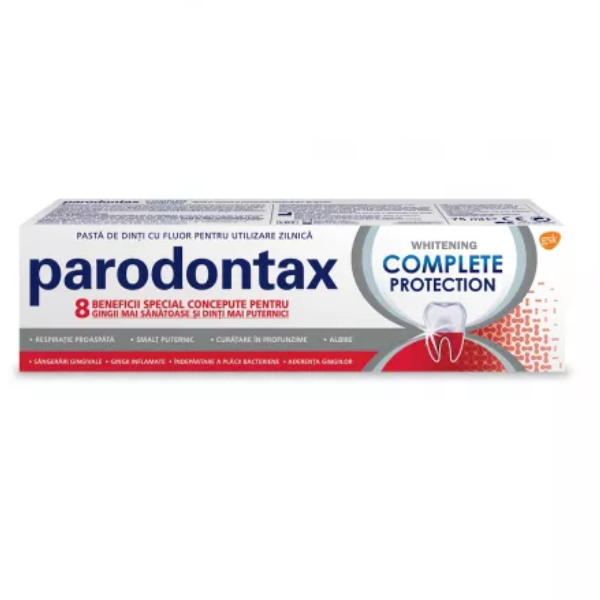 Poza produs Parodontax Complete Protection Whitening Pasta de dinti | 75 ml