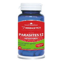 Parasites 12 Detox Forte, Herbagetica | 30 capsule