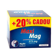 MaxiMag 375 mg, Zdrovit | 60 plicuri 20% reducere