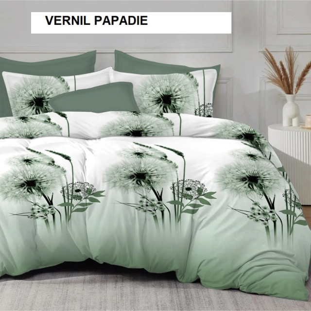 Poza produs Lenjerie pat FINET (6 piese) vernil papadie 230x250 cm, Ralex | 1 buc