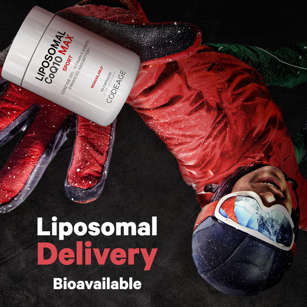 Poza produs CodeAge Liposomal CoQ10 Max, Coenzima Q-10 Lipozomala, General Nutrition Corp | 60 cps   