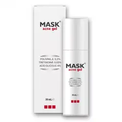 Gel pentru tratamentul comedoanelor inchise si deschise Mask Acne Gel, Meditrina Pharmaceuticals | 30 ml