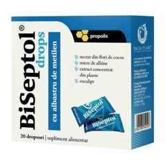 BiSeptol Drops cu propolis si albastru de metilen | 20 buc