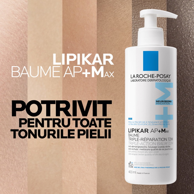 Poza produs Lipikar Baume AP+Max, La Roche-Posay | 400 ml