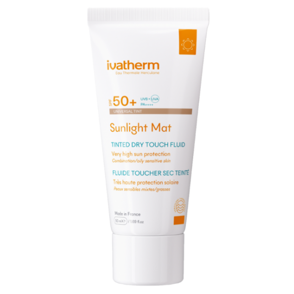 Poza produs IVATHERM SUNLIGHT MAT COLORAT SPF50+ 50ML